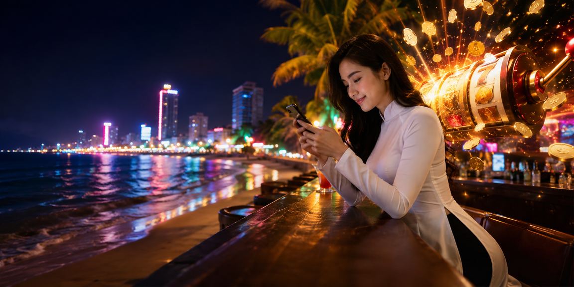 Người chơi Quy Nhơn trải nghiệm slot game và nhận tiền thưởng trên nền tảng 2530